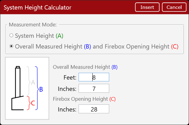System Height Calculator